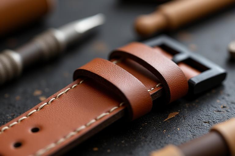 Correa de reloj personalizada artesanal